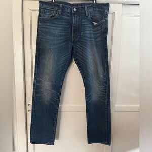 Levi's Dark Blue Straight Jeans